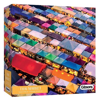 Gibsons puzzel- thaise markt - 1000 stukjes