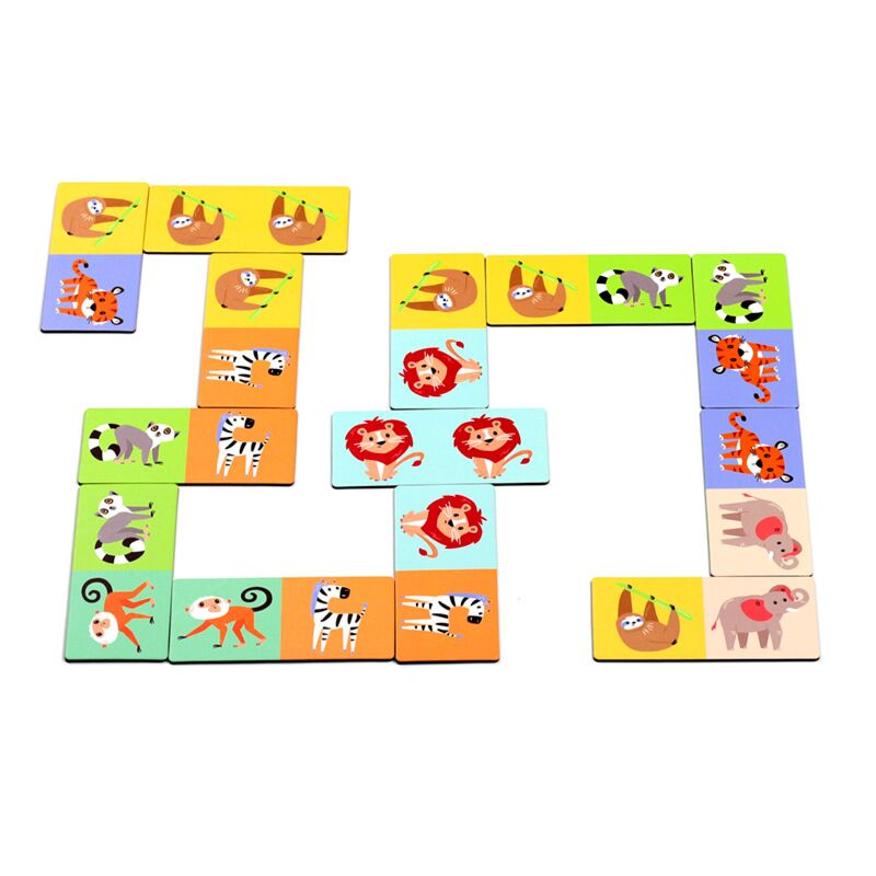 Zooniverse kinderen domino set