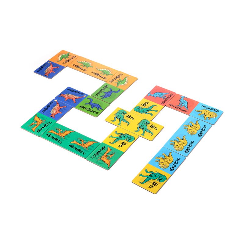 Dinosauria kinderen domino set
