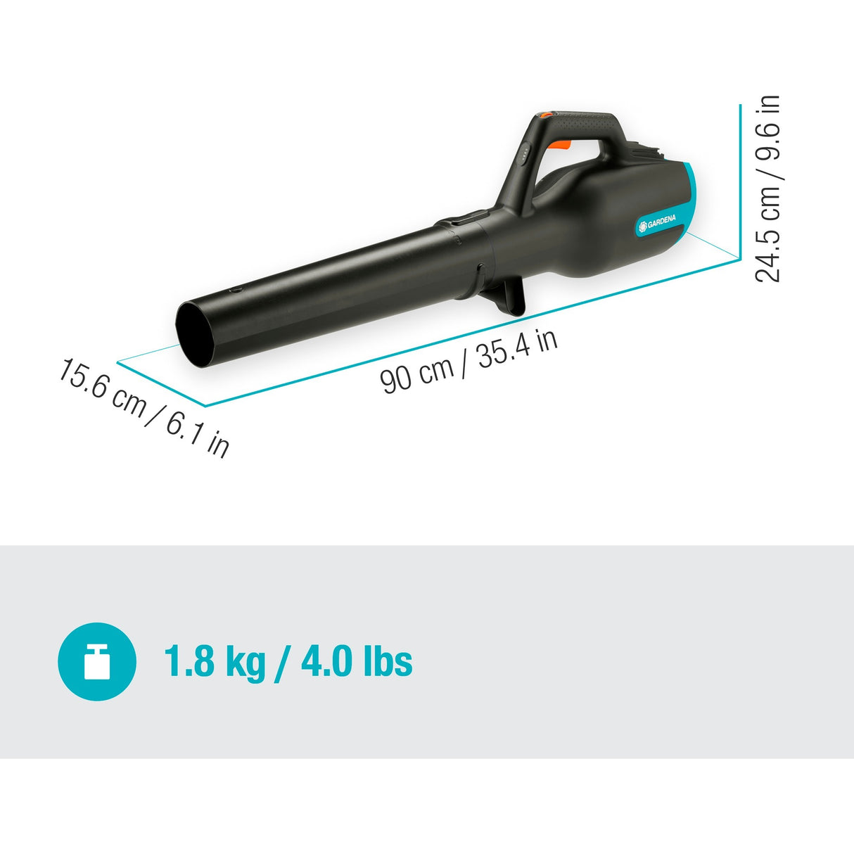 GARDENA Accu bladblazer PowerJet 18V P4A solo