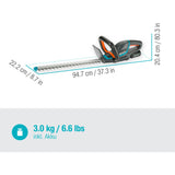 GARDENA Accu heggenschaar ComfortCut 50 18V P4A set