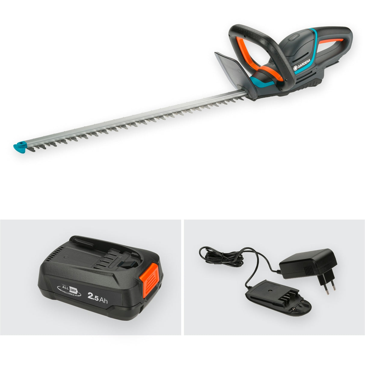 GARDENA Accu heggenschaar ComfortCut 60 18V P4A set