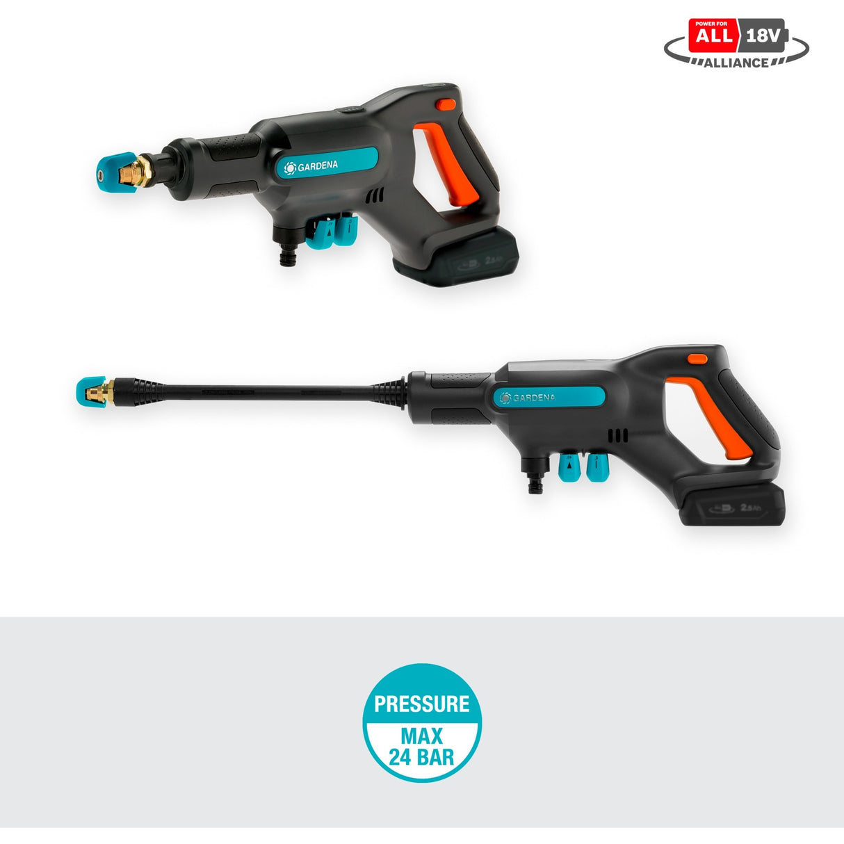 GARDENA AquaClean 24 18 V P4A Premium Set