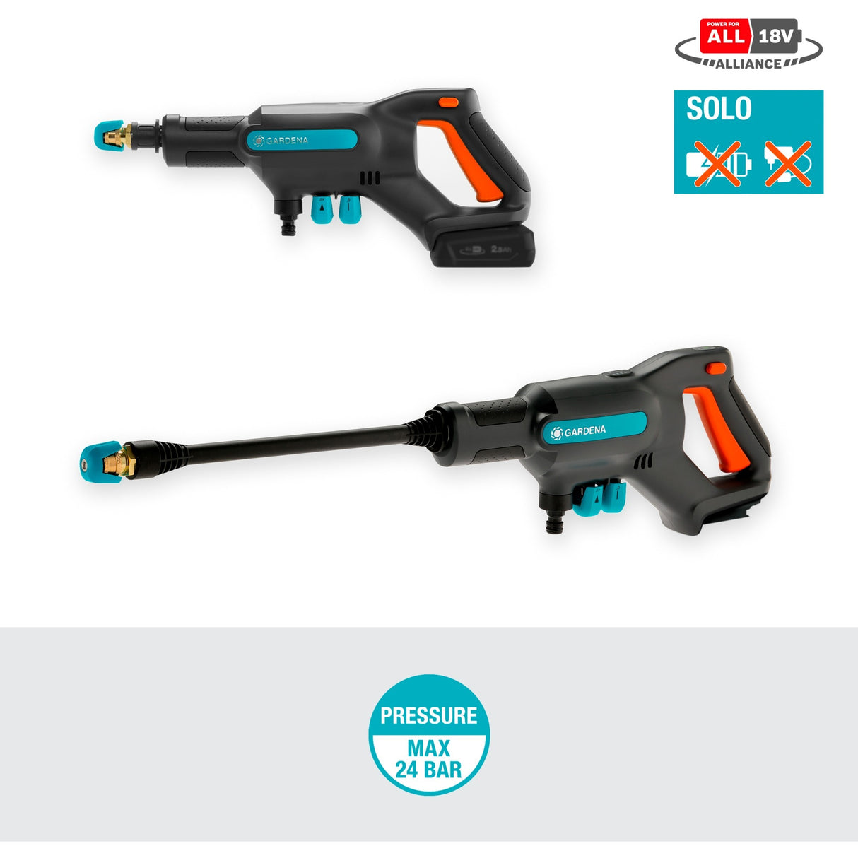 GARDENA AquaClean 24 18 V P4A solo
