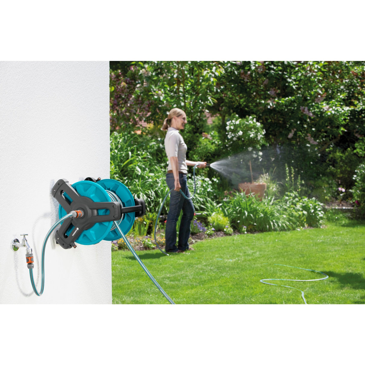 GARDENA Wandslanghouder 50 compleet