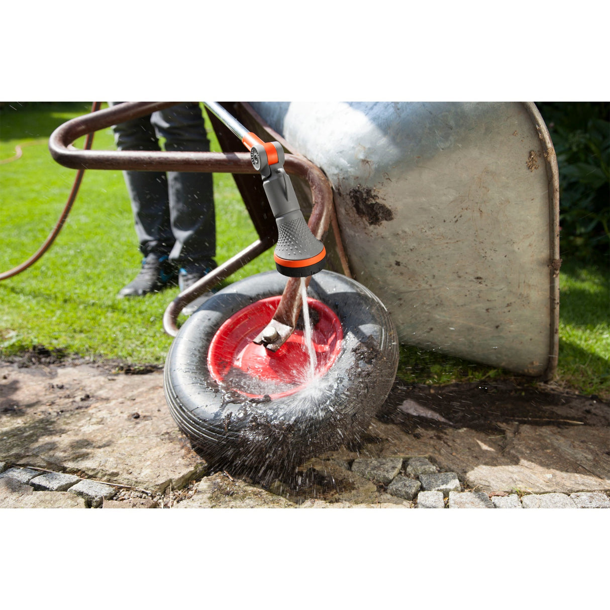 GARDENA Comfort broes met verlengstuk