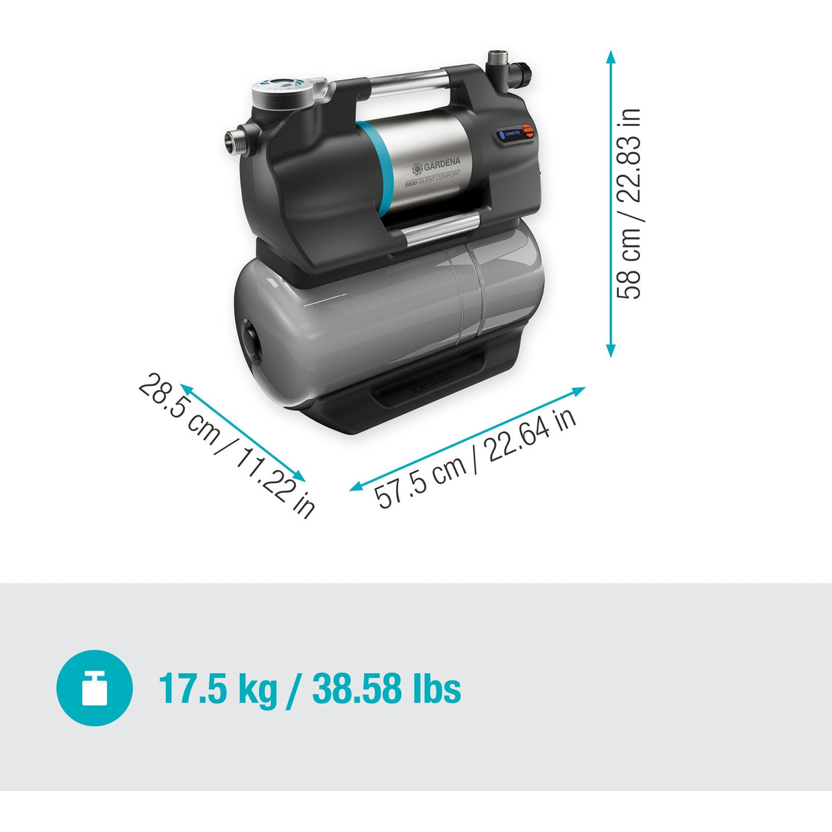 GARDENA Hydrofoorpomp 5600 SilentComfort