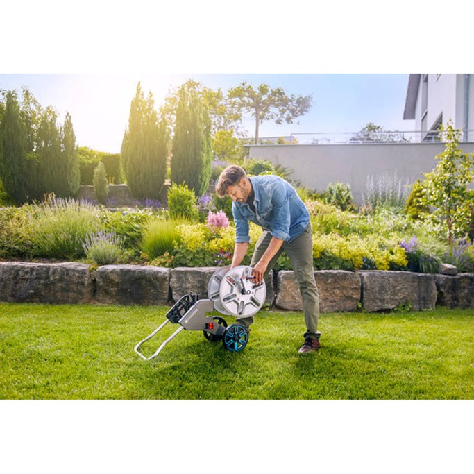 GARDENA Slangenwagen AquaRoll M Easy Metal Set
