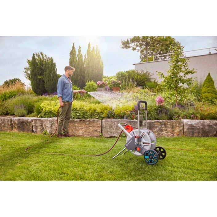 GARDENA Slangenwagen AquaRoll M Easy Metal Set