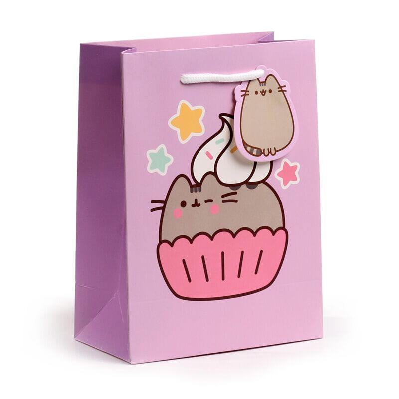 Pusheen de kat cupcake - cadeautasje medium