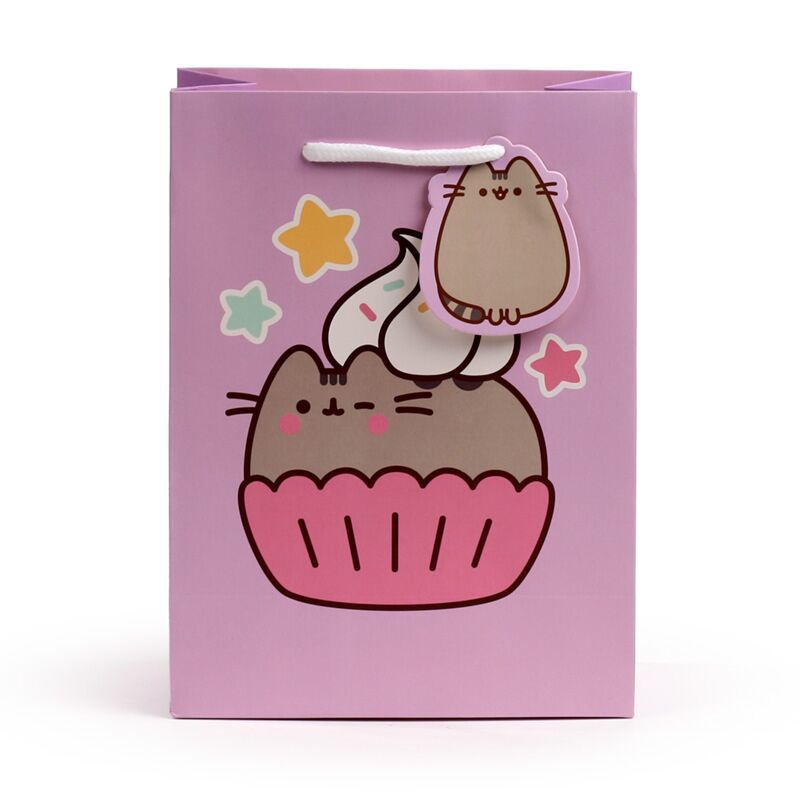 Pusheen de kat cupcake - cadeautasje medium