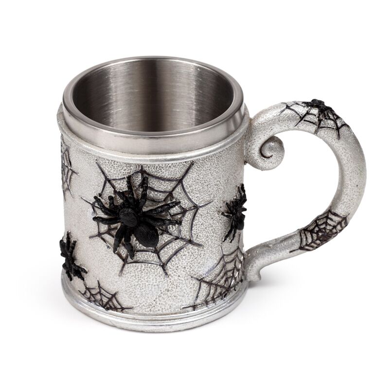 Decoratieve spinnenweb drinkbeker