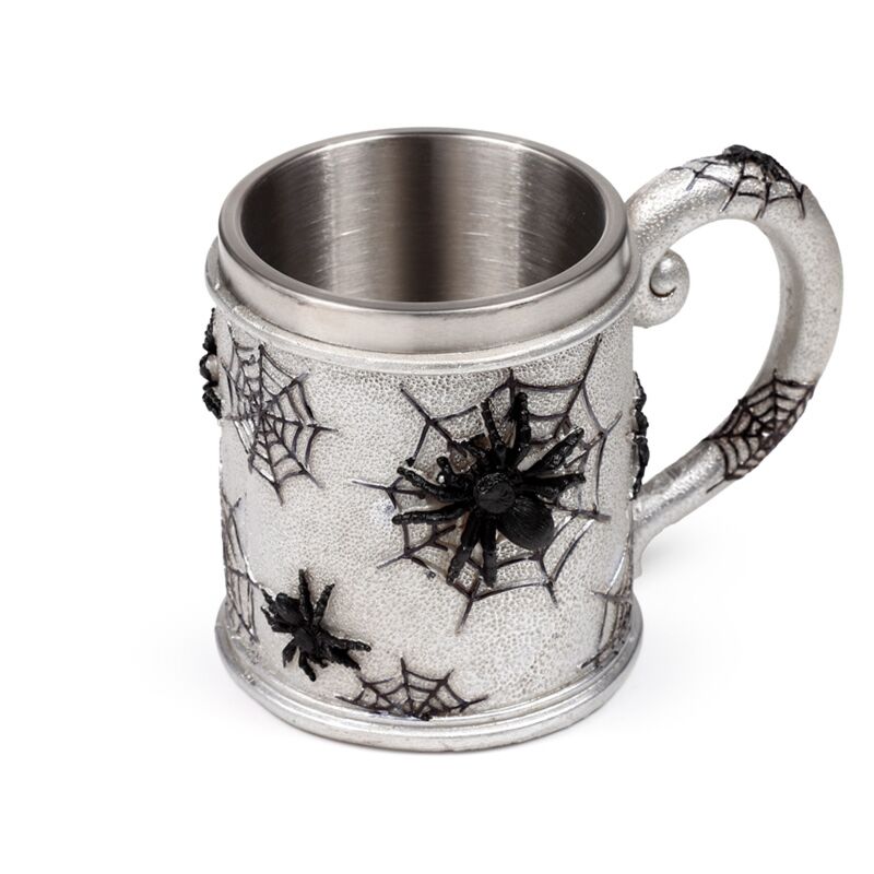 Decoratieve spinnenweb drinkbeker