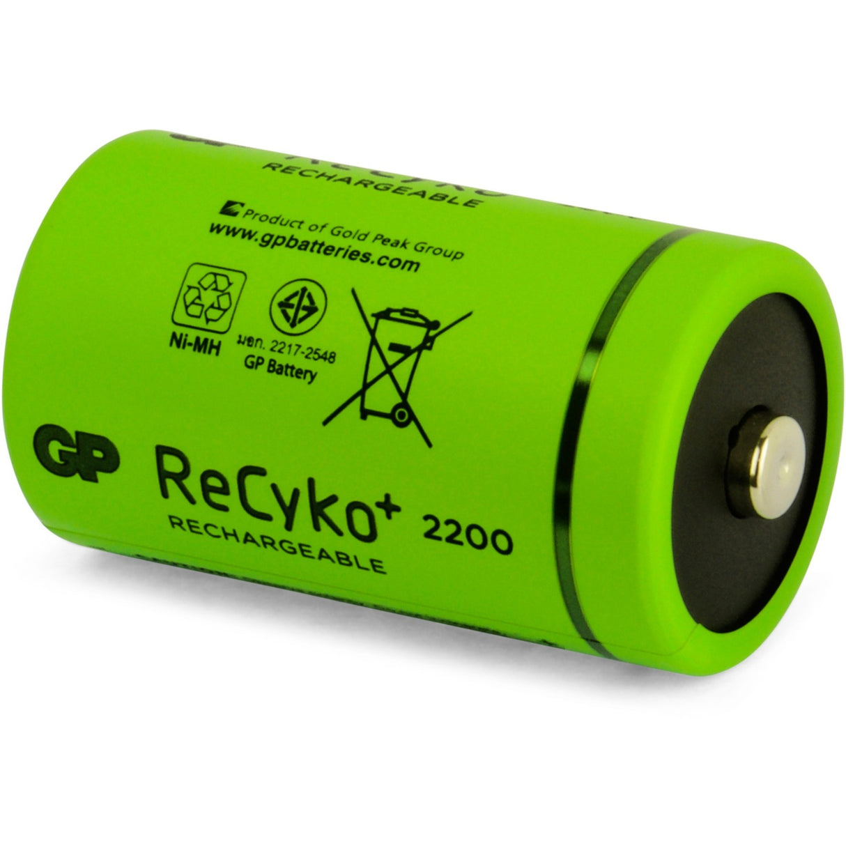 GP Batteries ReCyko+ D 2200 2 oplaadbare batterijen