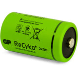 GP Batteries ReCyko+ D 2200 2 oplaadbare batterijen