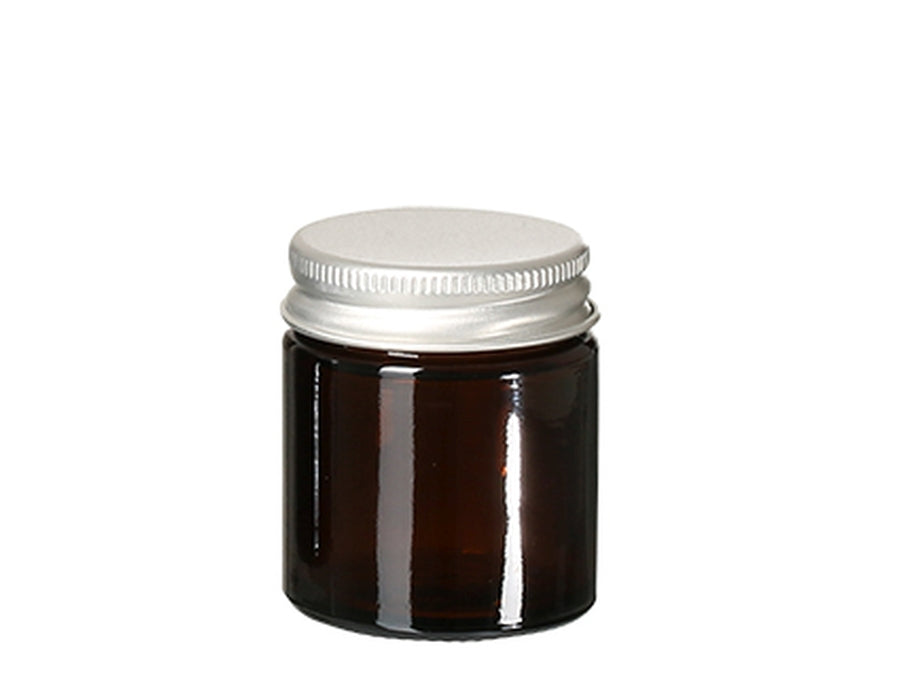 Fair squared glazen potje met deksel - leeg - 30 ml