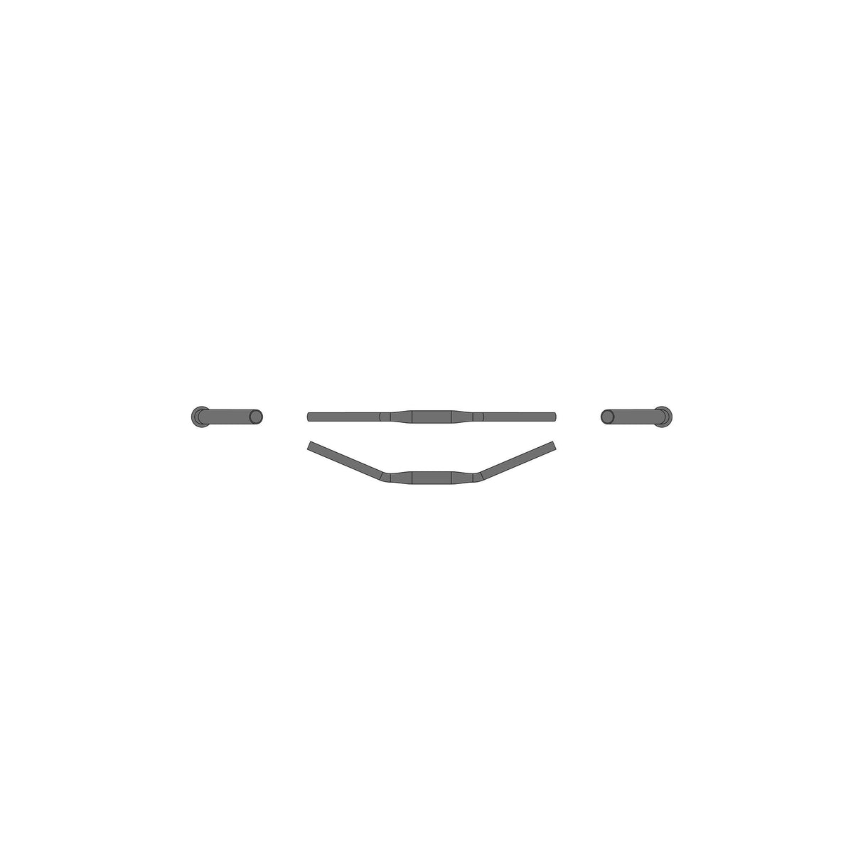 Ergotec stuur moon bar moon 31,8x605 mm black