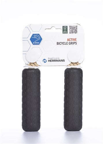 HERRMANS 52 grip - off-road fiets handvat - 110mm - zwart