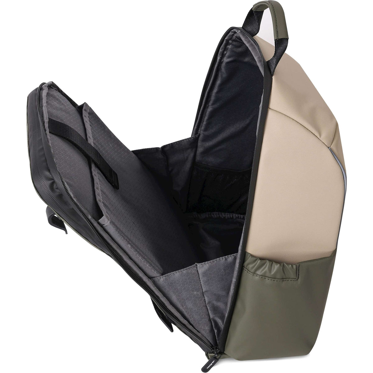Hedgren commute bike rim rugtas 14l beige olive