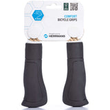 Herrmans Ergo 84B zwart 120mm - fiets handvat