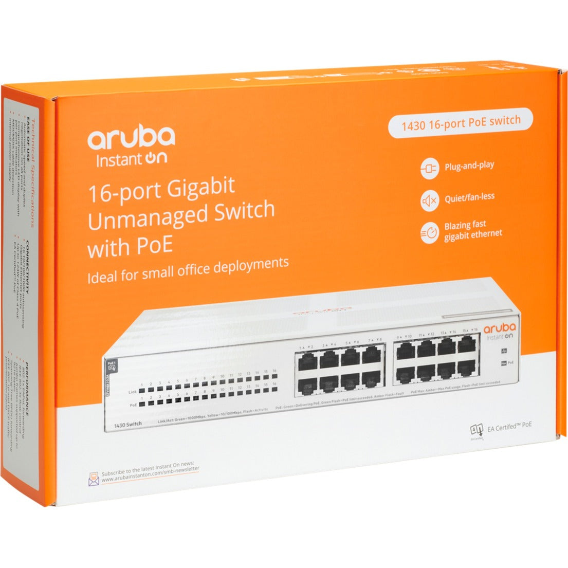 Hewlett Packard Enterprise Instant On 1430 16G CL4 PoE