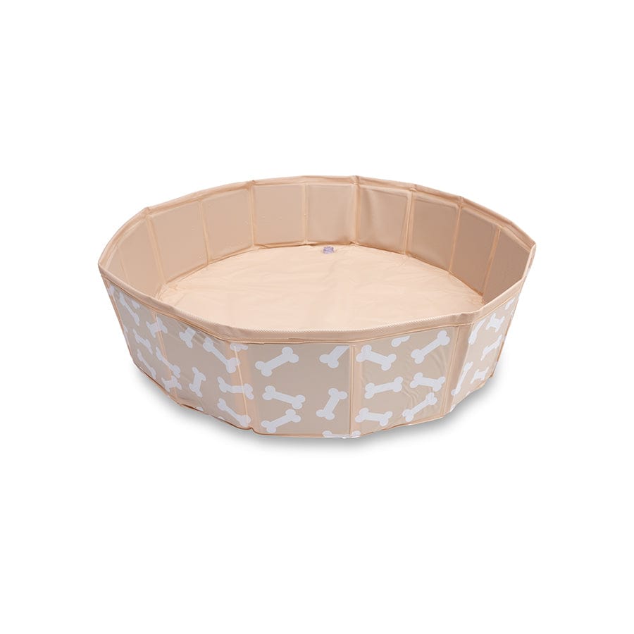 Bonebash | beige honden zwembad ø 80 cm
