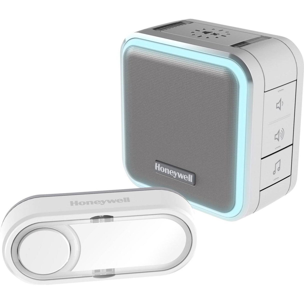 Honeywell DC515SG Draadloze draagbare deurbel met haloverlic