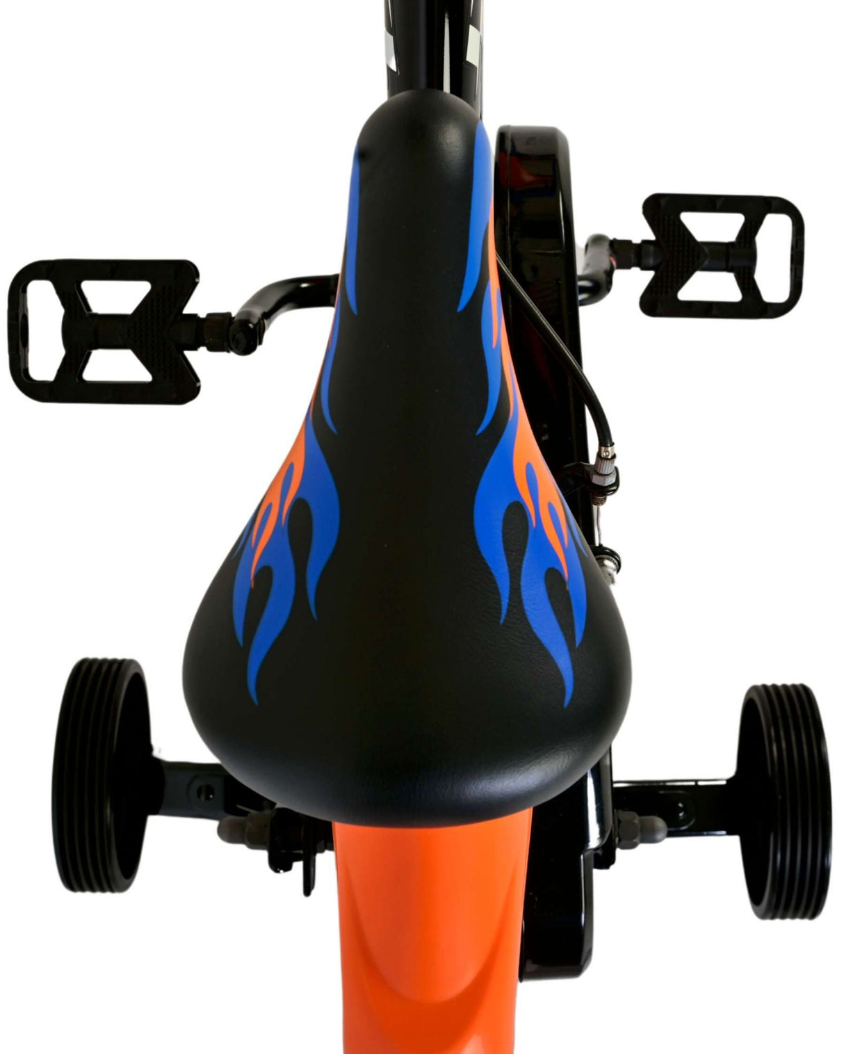 Hot wheels kinderfiets - jongens - 14 inch - zwart - twee handremmen