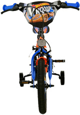 Hot wheels kinderfiets - jongens - 14 inch - zwart - twee handremmen