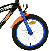 Hot wheels 16 inch fiets zwart oranje blauw 31656