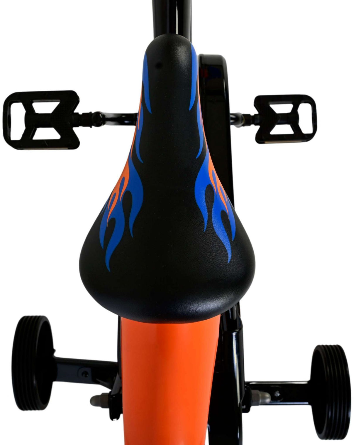 Hot wheels 16 inch fiets zwart oranje blauw 31656