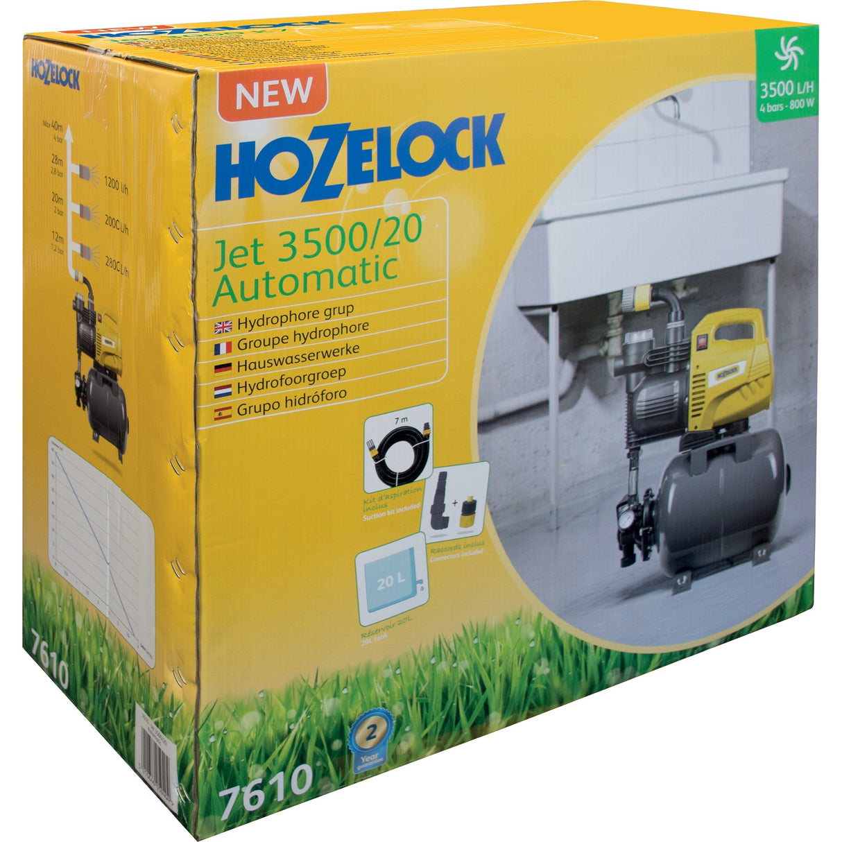 Hozelock Hozelock Jet Pump 3.500 l Hydrofoorpomp
