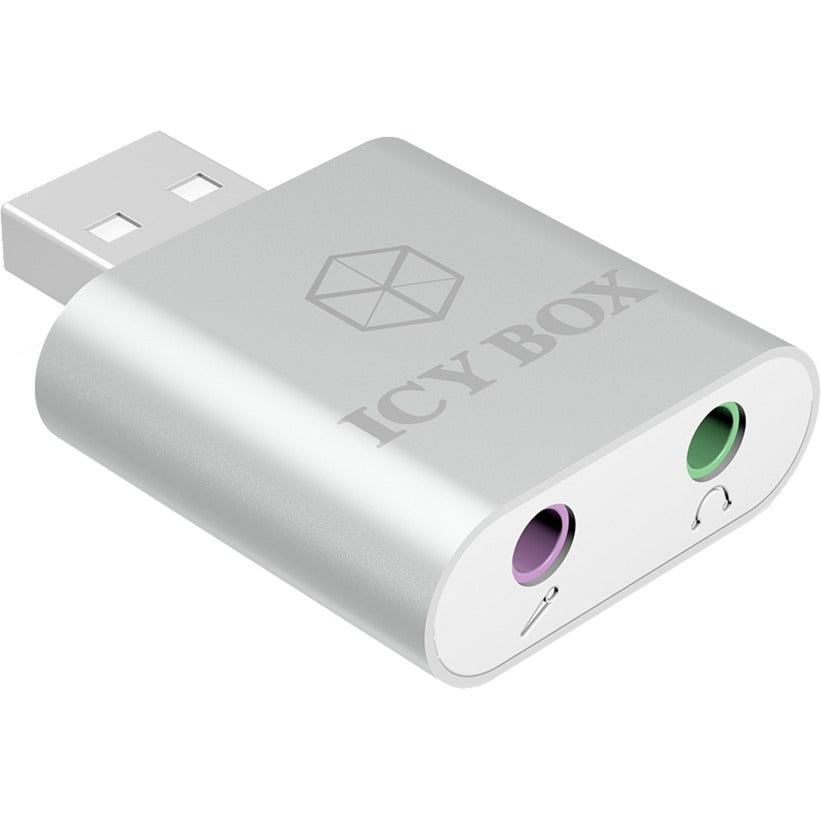 ICY BOX IB-AC527 USB naar audio en microfoon adapter