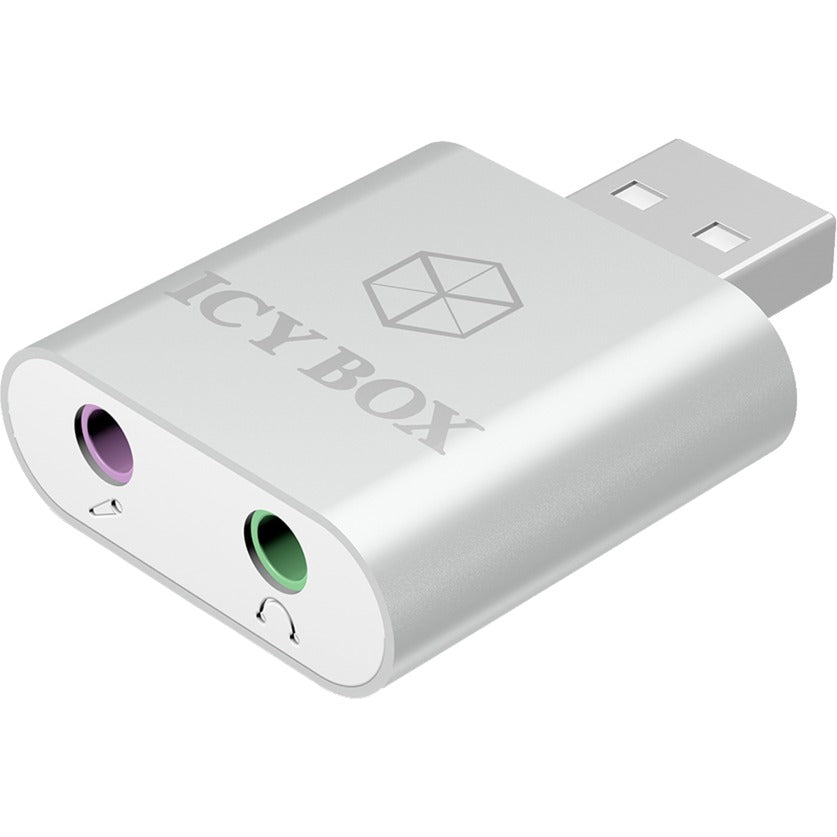 ICY BOX IB-AC527 USB naar audio en microfoon adapter