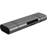 ICY BOX IB-CR200-C Externe cardreader met multi-USB connec