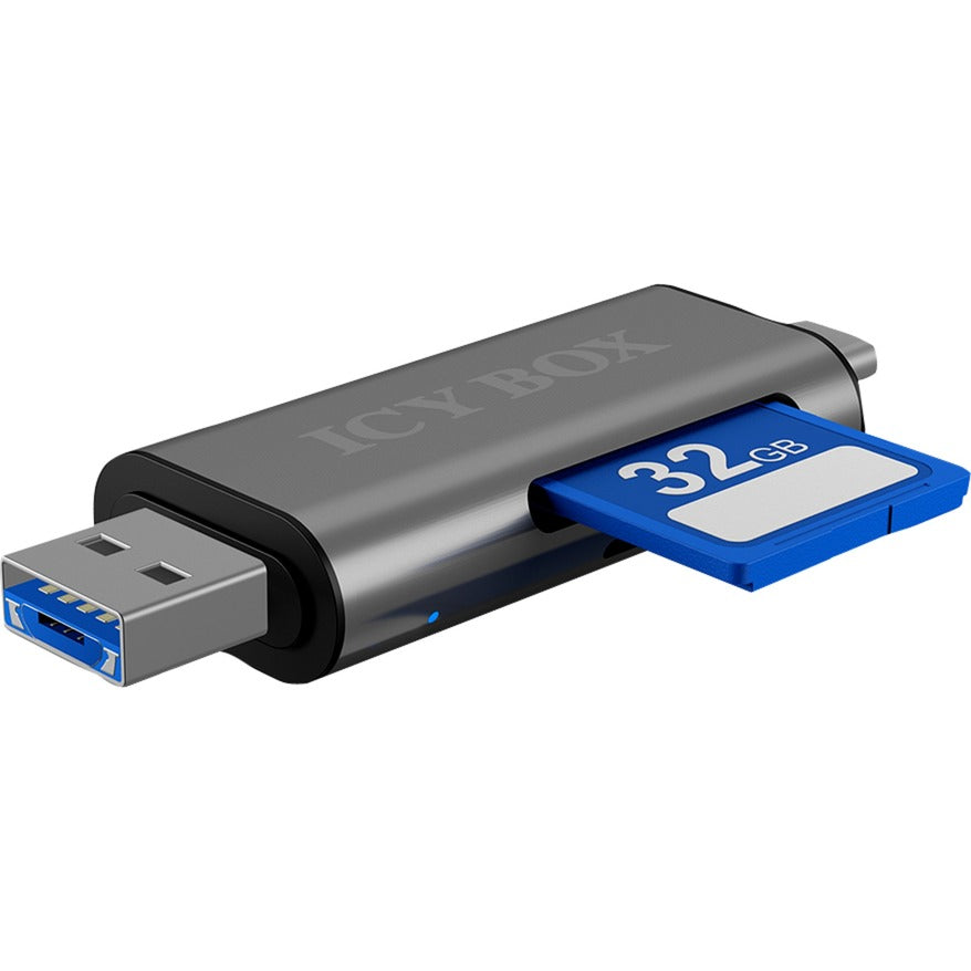 ICY BOX IB-CR200-C Externe cardreader met multi-USB connec