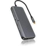 ICY BOX IB-DK4060-CPD 9 in 1 Mobile DockingStation with Tr