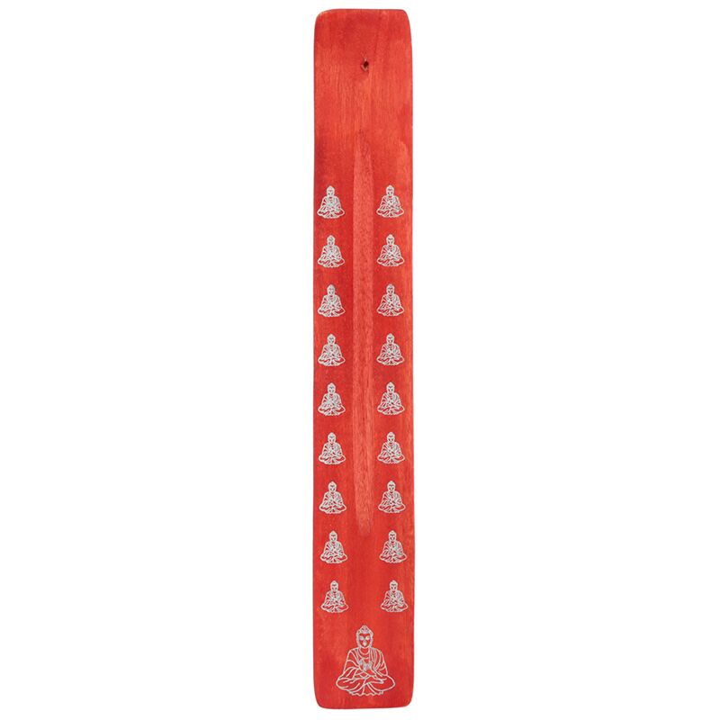 Boeddha houten wierookhouder
