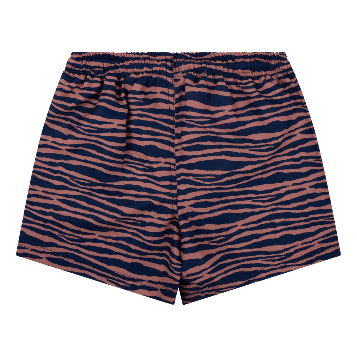 Vibrant stripes | blauw oranje uv zwembroek jongen