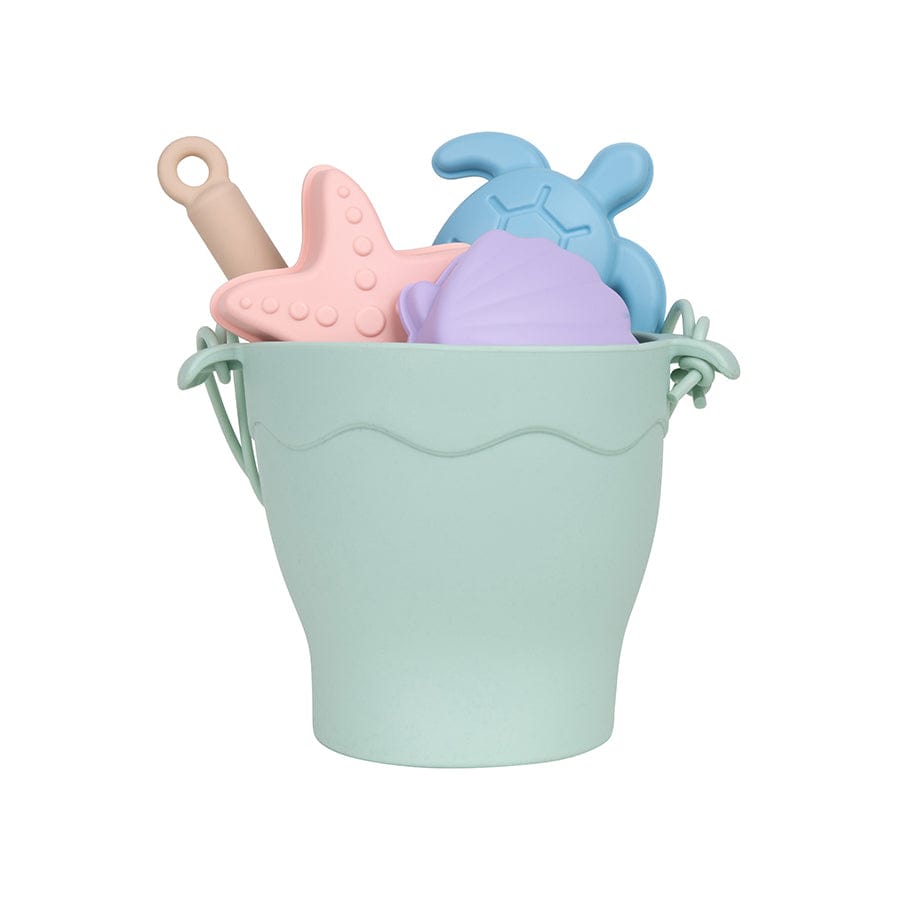 Zuivere tonen | pastel strandspeelset zeedieren