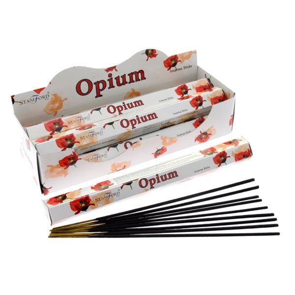 37106 opium - stamford premium hex wierook stokjes