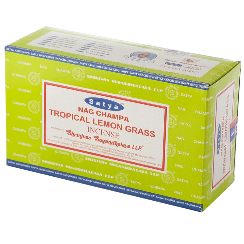 01366 tropisch citroengras - satya nag champa wierook stokjes