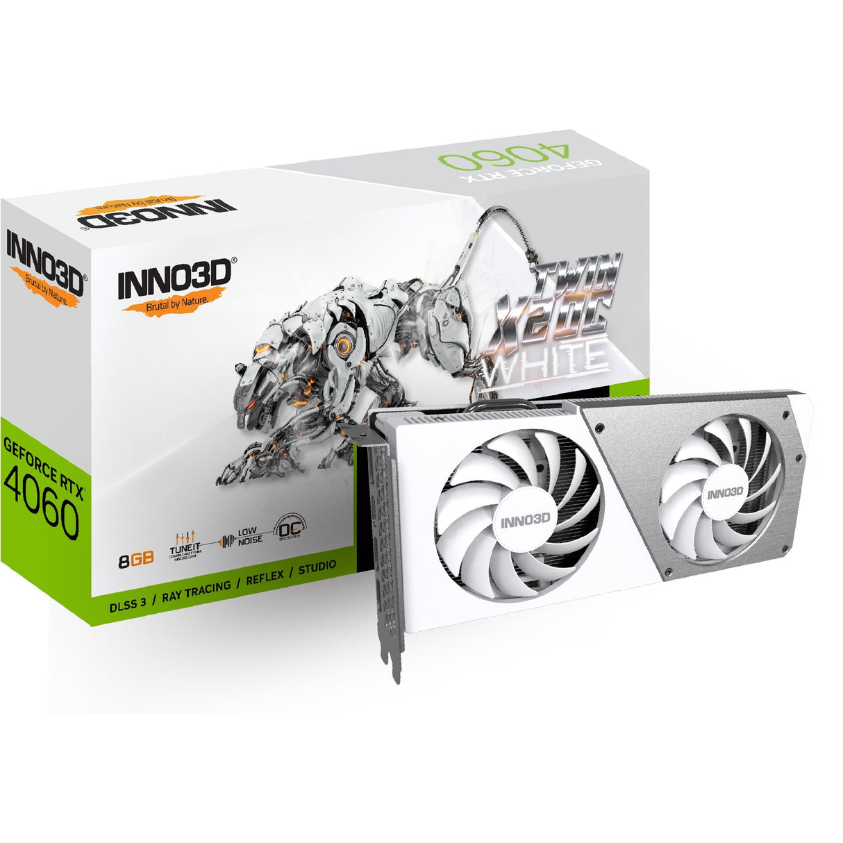 INNO3D GeForce RTX 4060 Twin X2 OC White