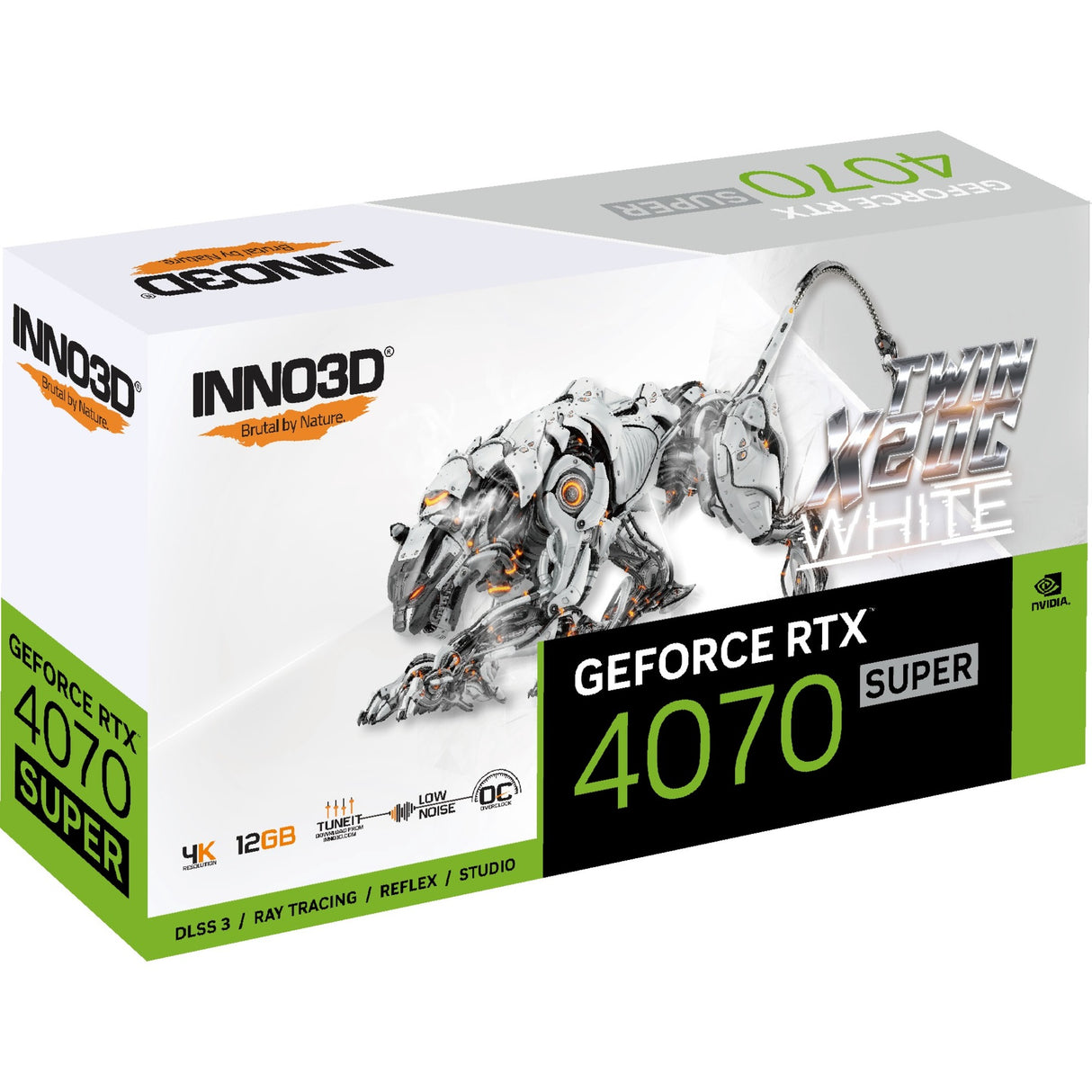 INNO3D GeForce RTX 4070 SUPER TWIN X2 OC WHITE