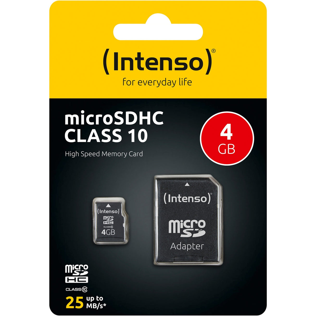 Intenso microsdhc 4gb class 10