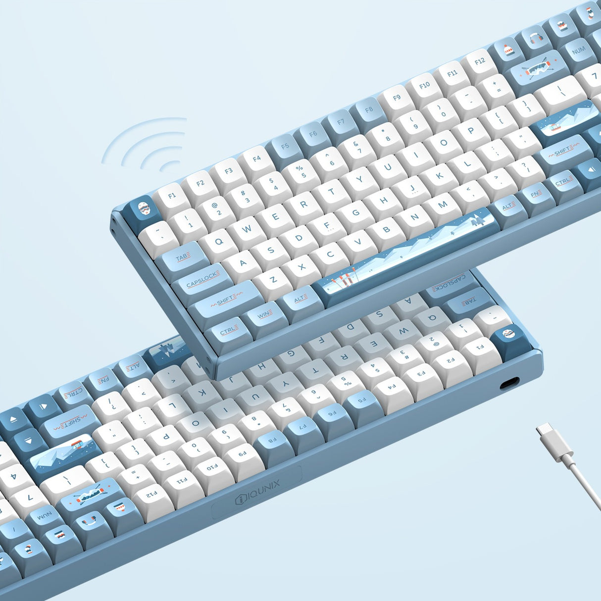 Iqunix f97 wintertide wireless mechanical keyboard