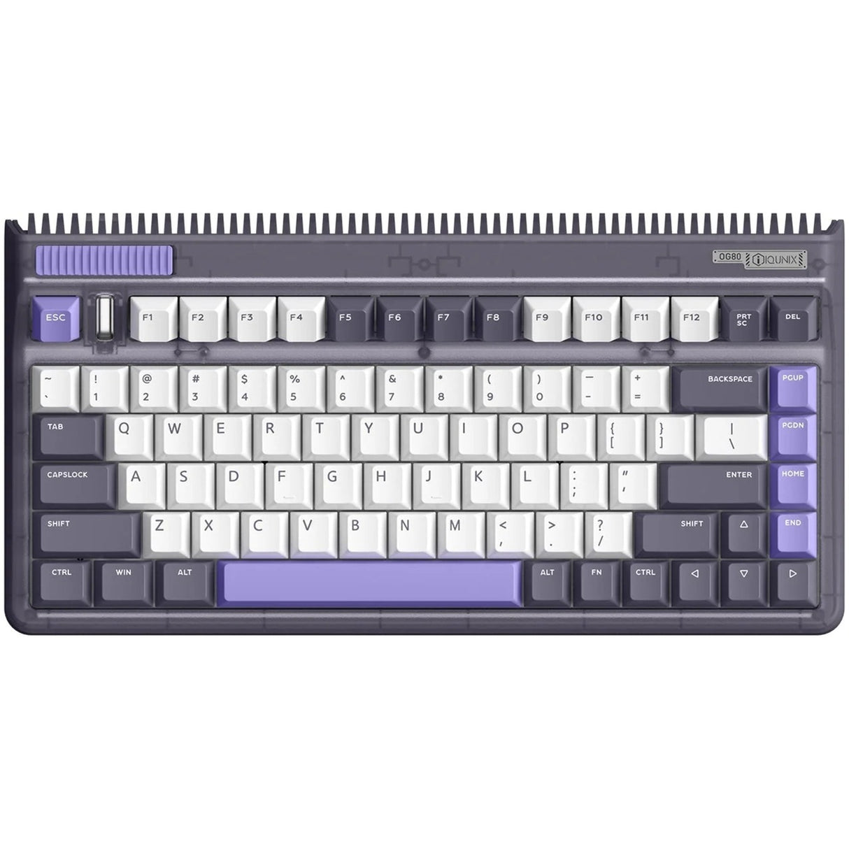 Iqunix og80 lavandin wireless mechanical keyboard