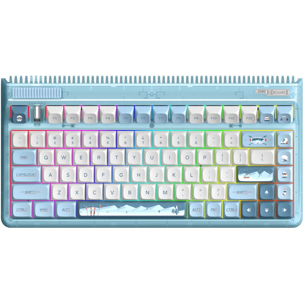 Iqunix og80 wintertide wireless mechanical keyboard