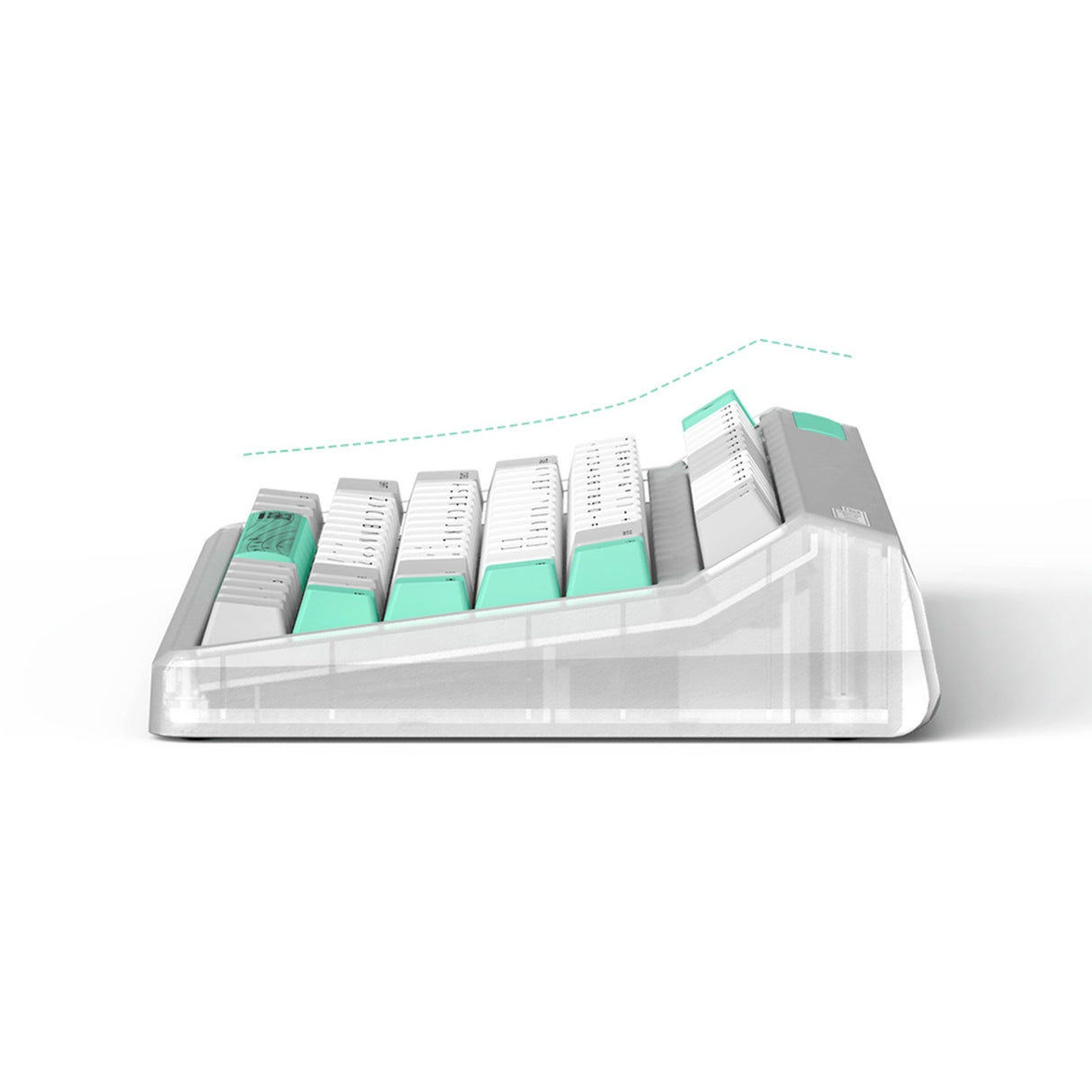 Iqunix og80 wormhole wireless mechanical keyboard