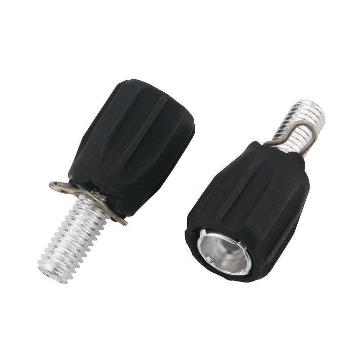 Jagwire index adjusting barrel (m5) (2pcs) - black